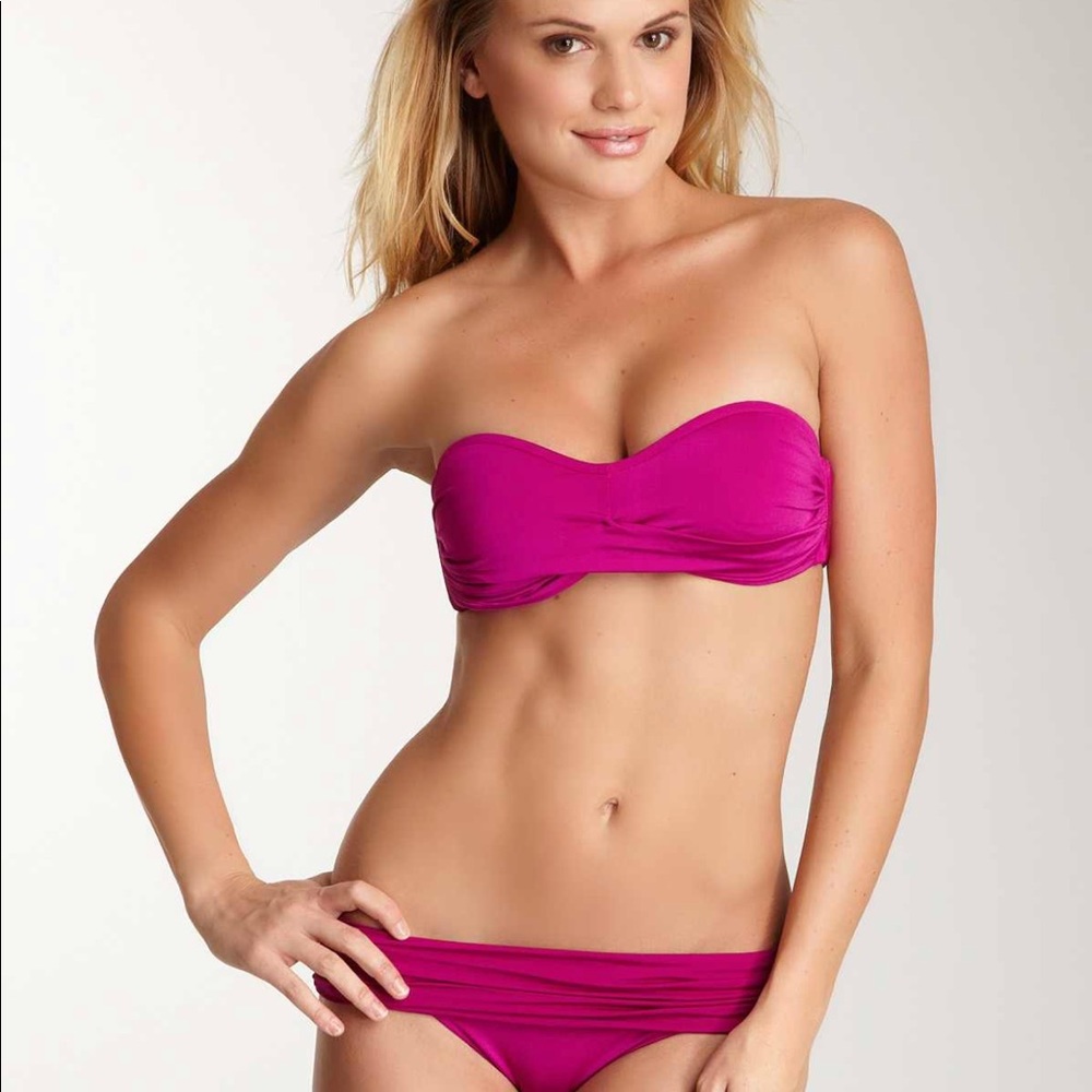Vitamin A. Strapless Bikini Top